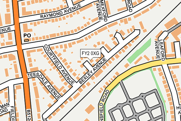 FY2 0XG map - OS OpenMap – Local (Ordnance Survey) FY2 0XG map - OS OpenMap – Local (Ordnance Survey)