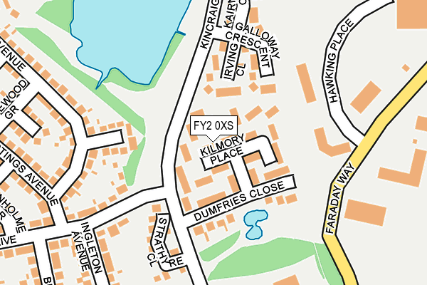 FY2 0XS map - OS OpenMap – Local (Ordnance Survey) FY2 0XS map - OS OpenMap – Local (Ordnance Survey)