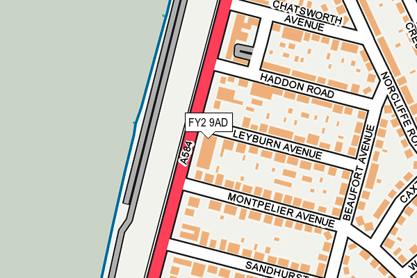 FY2 9AD map - OS OpenMap – Local (Ordnance Survey) FY2 9AD map - OS OpenMap – Local (Ordnance Survey)