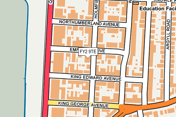 FY2 9TE map - OS OpenMap – Local (Ordnance Survey) FY2 9TE map - OS OpenMap – Local (Ordnance Survey)