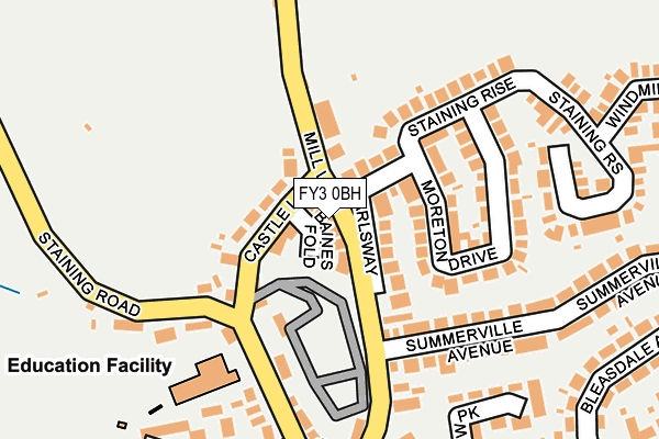 FY3 0BH map - OS OpenMap – Local (Ordnance Survey) FY3 0BH map - OS OpenMap – Local (Ordnance Survey)