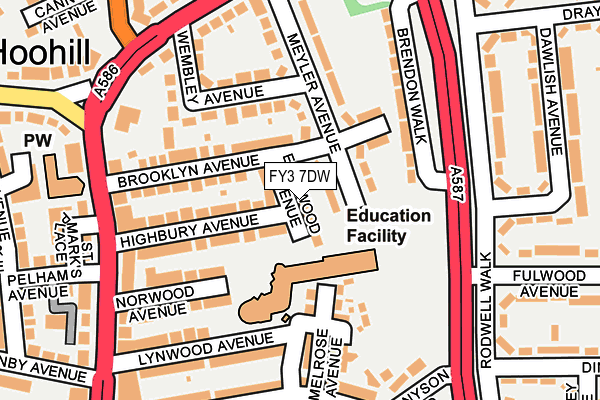 FY3 7DW map - OS OpenMap – Local (Ordnance Survey) FY3 7DW map - OS OpenMap – Local (Ordnance Survey)