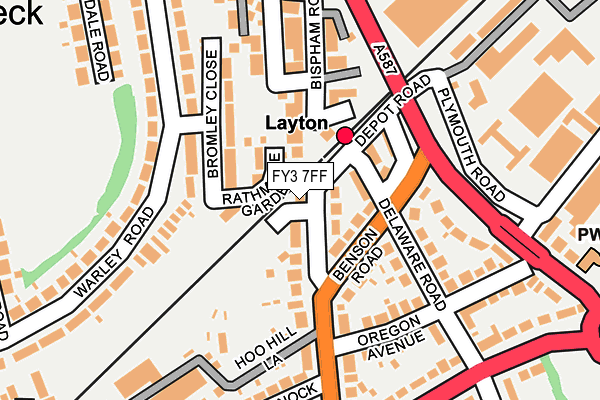 FY3 7FF map - OS OpenMap – Local (Ordnance Survey) FY3 7FF map - OS OpenMap – Local (Ordnance Survey)