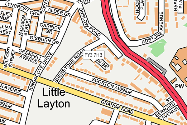 FY3 7HB map - OS OpenMap – Local (Ordnance Survey) FY3 7HB map - OS OpenMap – Local (Ordnance Survey)