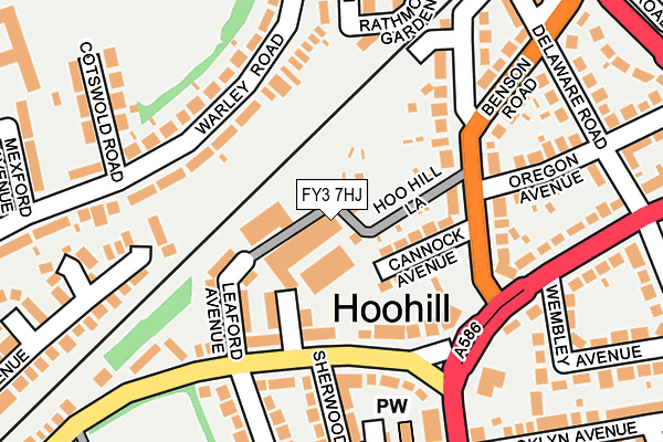 FY3 7HJ map - OS OpenMap – Local (Ordnance Survey) FY3 7HJ map - OS OpenMap – Local (Ordnance Survey)