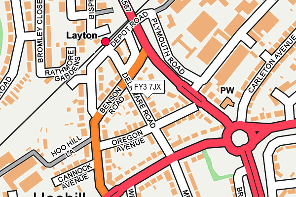 FY3 7JX map - OS OpenMap – Local (Ordnance Survey) FY3 7JX map - OS OpenMap – Local (Ordnance Survey)