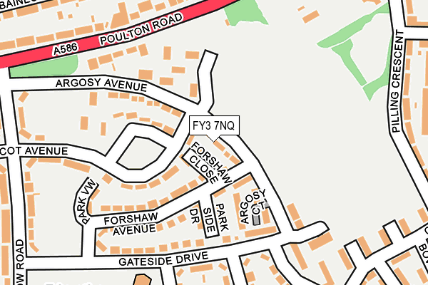 FY3 7NQ map - OS OpenMap – Local (Ordnance Survey) FY3 7NQ map - OS OpenMap – Local (Ordnance Survey)