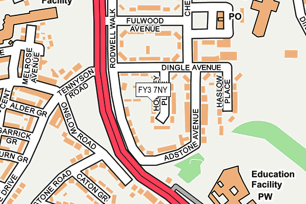 FY3 7NY map - OS OpenMap – Local (Ordnance Survey) FY3 7NY map - OS OpenMap – Local (Ordnance Survey)