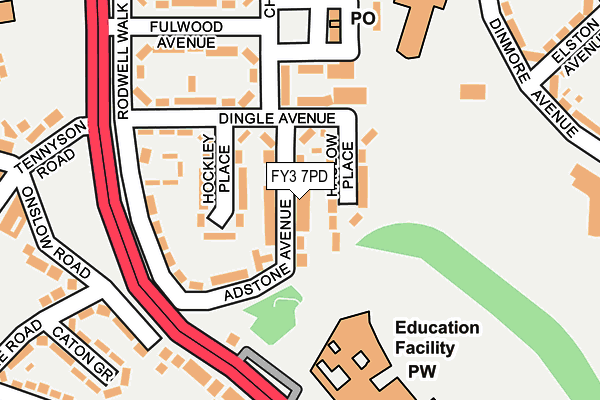FY3 7PD map - OS OpenMap – Local (Ordnance Survey) FY3 7PD map - OS OpenMap – Local (Ordnance Survey)