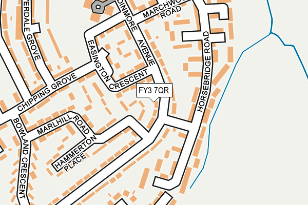 FY3 7QR map - OS OpenMap – Local (Ordnance Survey) FY3 7QR map - OS OpenMap – Local (Ordnance Survey)