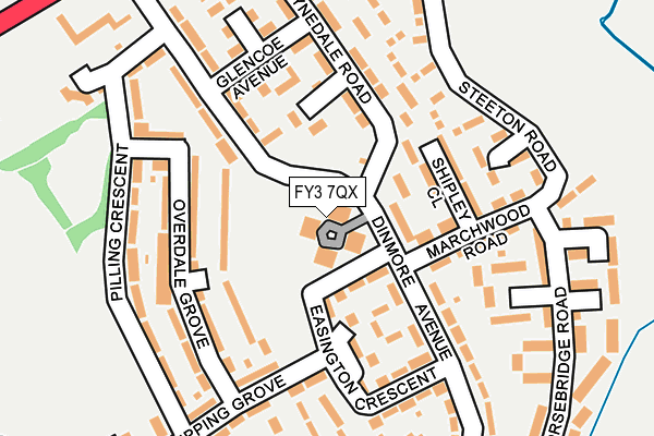 FY3 7QX map - OS OpenMap – Local (Ordnance Survey) FY3 7QX map - OS OpenMap – Local (Ordnance Survey)