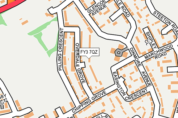 FY3 7QZ map - OS OpenMap – Local (Ordnance Survey) FY3 7QZ map - OS OpenMap – Local (Ordnance Survey)