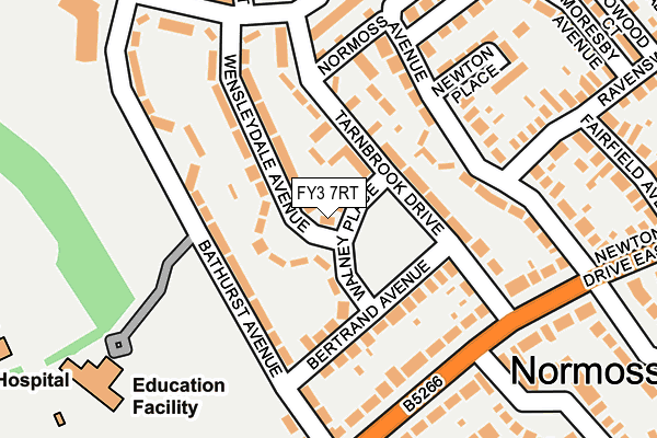 FY3 7RT map - OS OpenMap – Local (Ordnance Survey) FY3 7RT map - OS OpenMap – Local (Ordnance Survey)