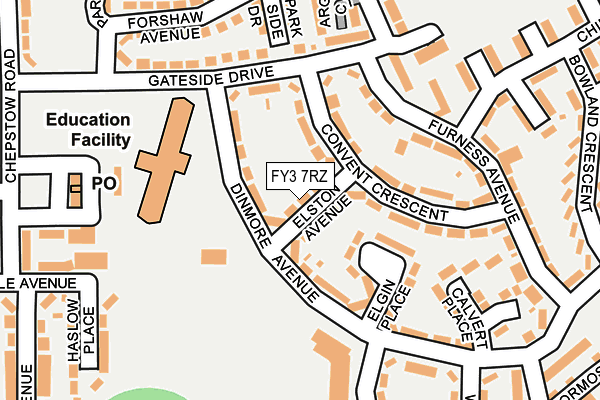 FY3 7RZ map - OS OpenMap – Local (Ordnance Survey) FY3 7RZ map - OS OpenMap – Local (Ordnance Survey)