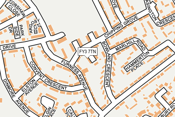 FY3 7TN map - OS OpenMap – Local (Ordnance Survey) FY3 7TN map - OS OpenMap – Local (Ordnance Survey)