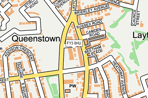 FY3 8HU map - OS OpenMap – Local (Ordnance Survey) FY3 8HU map - OS OpenMap – Local (Ordnance Survey)
