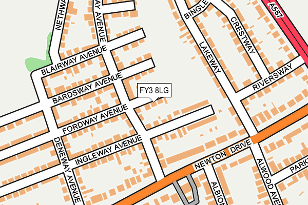 FY3 8LG map - OS OpenMap – Local (Ordnance Survey) FY3 8LG map - OS OpenMap – Local (Ordnance Survey)