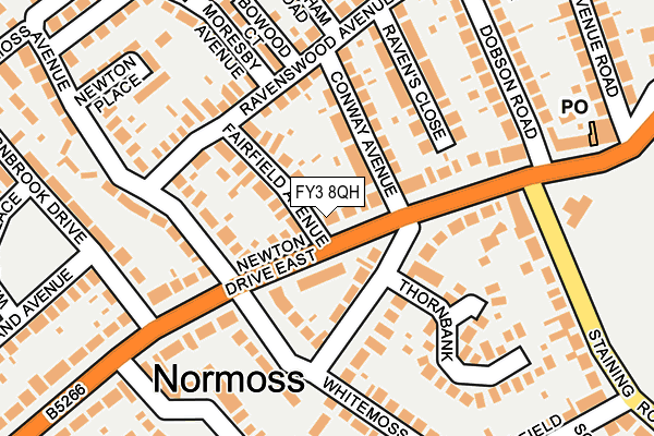 FY3 8QH map - OS OpenMap – Local (Ordnance Survey) FY3 8QH map - OS OpenMap – Local (Ordnance Survey)