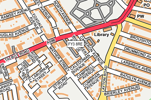 FY3 8RE map - OS OpenMap – Local (Ordnance Survey) FY3 8RE map - OS OpenMap – Local (Ordnance Survey)