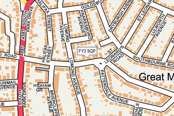 FY3 9QP map - OS OpenMap – Local (Ordnance Survey) FY3 9QP map - OS OpenMap – Local (Ordnance Survey)
