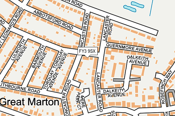 FY3 9SX map - OS OpenMap – Local (Ordnance Survey) FY3 9SX map - OS OpenMap – Local (Ordnance Survey)