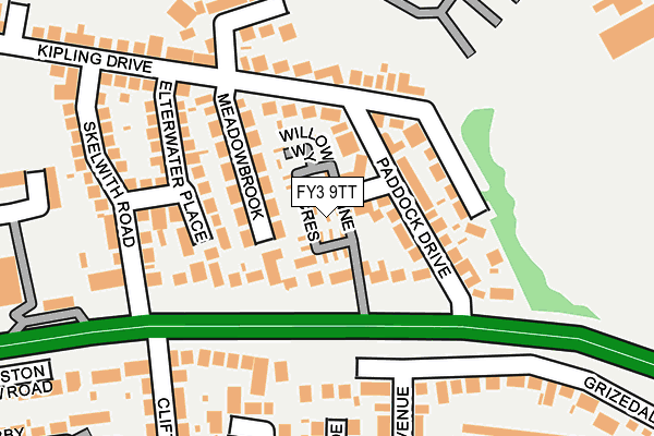FY3 9TT map - OS OpenMap – Local (Ordnance Survey) FY3 9TT map - OS OpenMap – Local (Ordnance Survey)