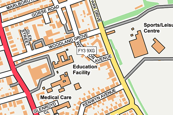 FY3 9XG map - OS OpenMap – Local (Ordnance Survey) FY3 9XG map - OS OpenMap – Local (Ordnance Survey)