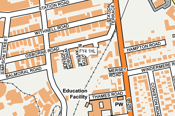 FY4 1HL map - OS OpenMap – Local (Ordnance Survey) FY4 1HL map - OS OpenMap – Local (Ordnance Survey)