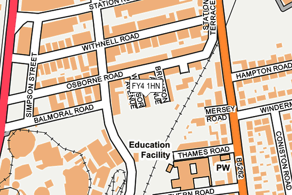 FY4 1HN map - OS OpenMap – Local (Ordnance Survey) FY4 1HN map - OS OpenMap – Local (Ordnance Survey)