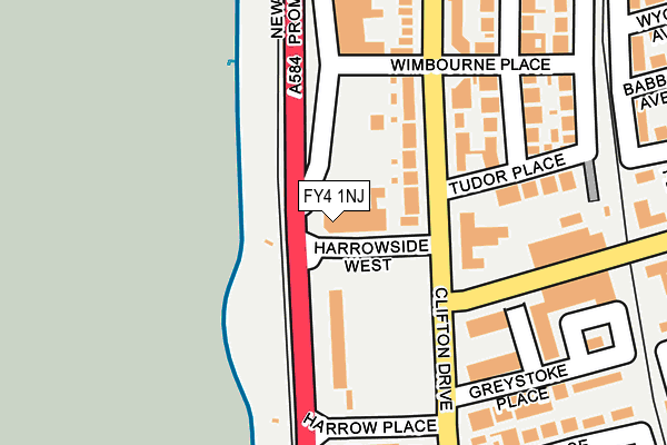 FY4 1NJ map - OS OpenMap – Local (Ordnance Survey) FY4 1NJ map - OS OpenMap – Local (Ordnance Survey)