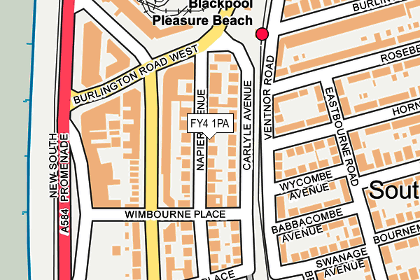 FY4 1PA map - OS OpenMap – Local (Ordnance Survey) FY4 1PA map - OS OpenMap – Local (Ordnance Survey)