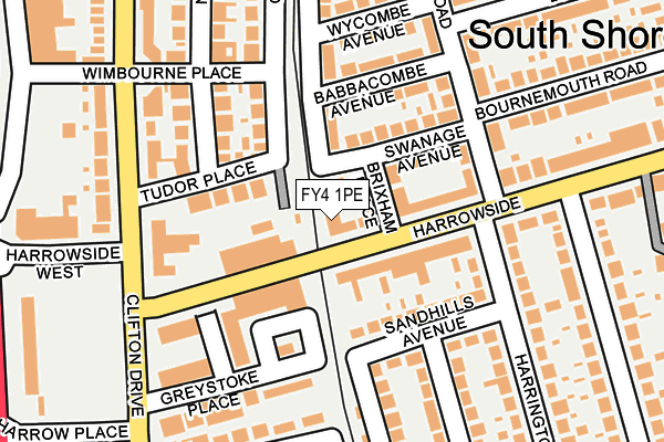 FY4 1PE map - OS OpenMap – Local (Ordnance Survey) FY4 1PE map - OS OpenMap – Local (Ordnance Survey)