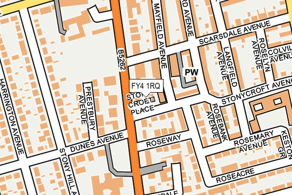 FY4 1RQ map - OS OpenMap – Local (Ordnance Survey) FY4 1RQ map - OS OpenMap – Local (Ordnance Survey)