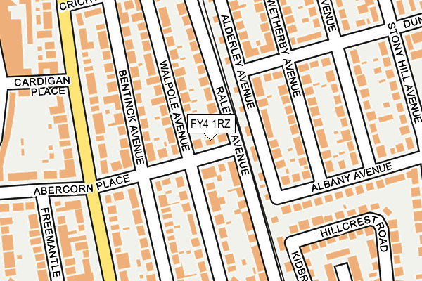 FY4 1RZ map - OS OpenMap – Local (Ordnance Survey) FY4 1RZ map - OS OpenMap – Local (Ordnance Survey)
