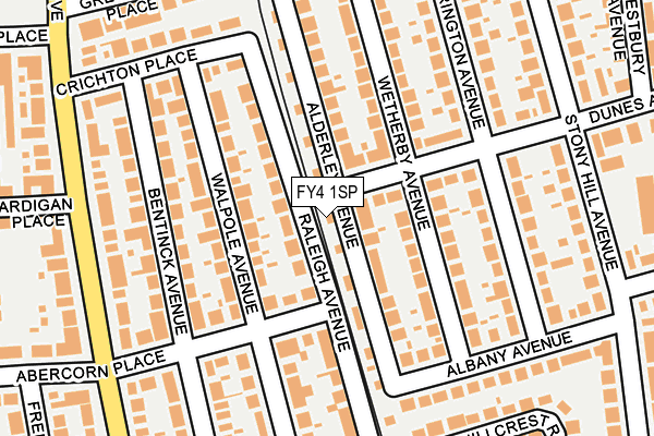 FY4 1SP map - OS OpenMap – Local (Ordnance Survey) FY4 1SP map - OS OpenMap – Local (Ordnance Survey)