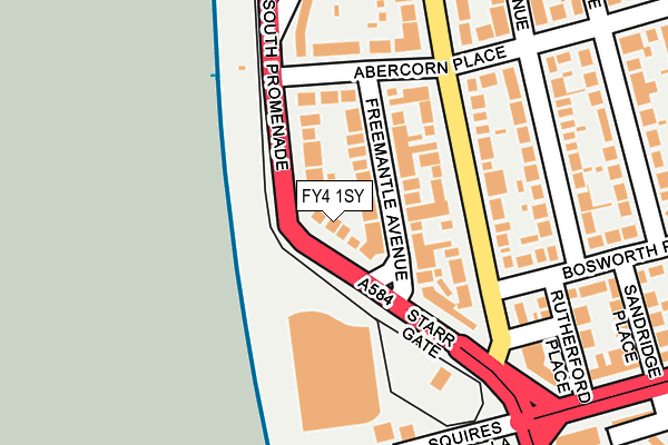 FY4 1SY map - OS OpenMap – Local (Ordnance Survey) FY4 1SY map - OS OpenMap – Local (Ordnance Survey)