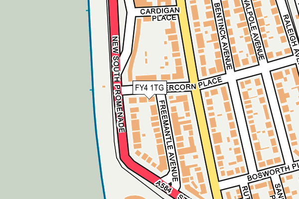 FY4 1TG map - OS OpenMap – Local (Ordnance Survey)
