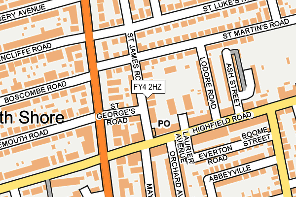 FY4 2HZ map - OS OpenMap – Local (Ordnance Survey) FY4 2HZ map - OS OpenMap – Local (Ordnance Survey)