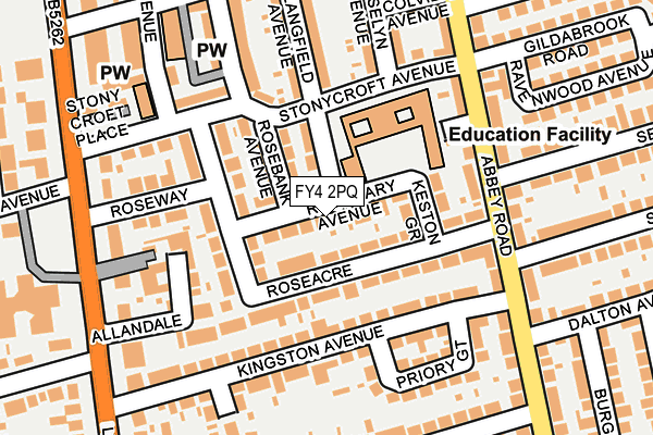 FY4 2PQ map - OS OpenMap – Local (Ordnance Survey) FY4 2PQ map - OS OpenMap – Local (Ordnance Survey)