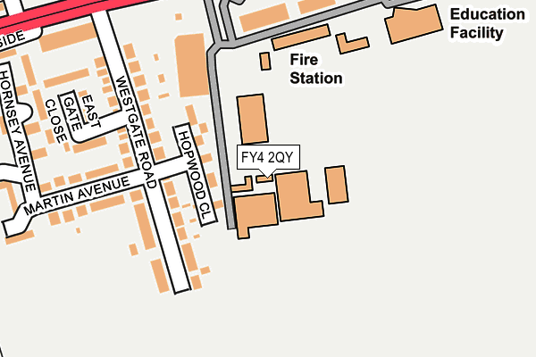 FY4 2QY map - OS OpenMap – Local (Ordnance Survey) FY4 2QY map - OS OpenMap – Local (Ordnance Survey)