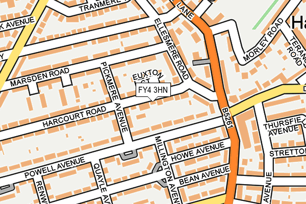 FY4 3HN map - OS OpenMap – Local (Ordnance Survey) FY4 3HN map - OS OpenMap – Local (Ordnance Survey)