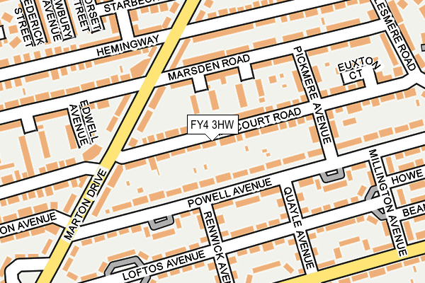 FY4 3HW map - OS OpenMap – Local (Ordnance Survey) FY4 3HW map - OS OpenMap – Local (Ordnance Survey)