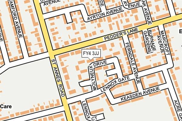 FY4 3JJ map - OS OpenMap – Local (Ordnance Survey) FY4 3JJ map - OS OpenMap – Local (Ordnance Survey)