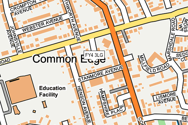FY4 3LG map - OS OpenMap – Local (Ordnance Survey) FY4 3LG map - OS OpenMap – Local (Ordnance Survey)