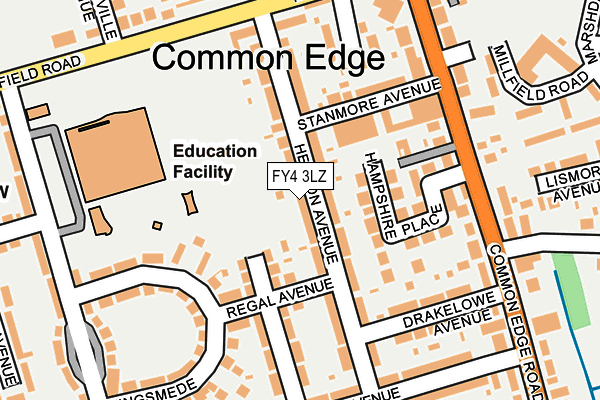 FY4 3LZ map - OS OpenMap – Local (Ordnance Survey) FY4 3LZ map - OS OpenMap – Local (Ordnance Survey)