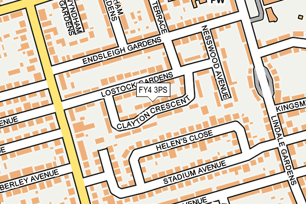 FY4 3PS map - OS OpenMap – Local (Ordnance Survey) FY4 3PS map - OS OpenMap – Local (Ordnance Survey)