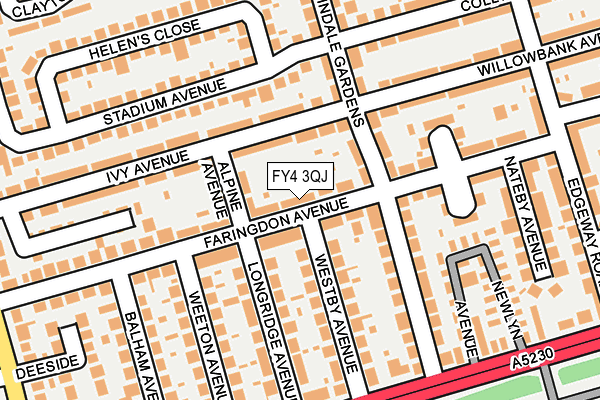 FY4 3QJ map - OS OpenMap – Local (Ordnance Survey) FY4 3QJ map - OS OpenMap – Local (Ordnance Survey)
