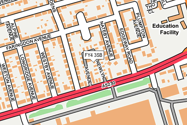FY4 3SB map - OS OpenMap – Local (Ordnance Survey) FY4 3SB map - OS OpenMap – Local (Ordnance Survey)