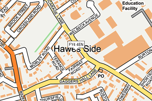 FY4 4EN map - OS OpenMap – Local (Ordnance Survey) FY4 4EN map - OS OpenMap – Local (Ordnance Survey)