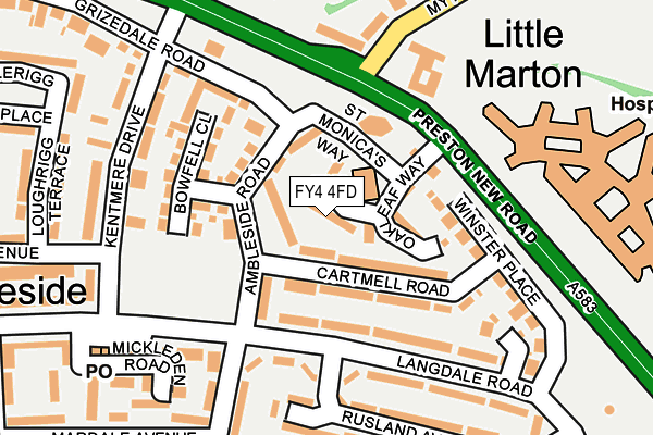 FY4 4FD map - OS OpenMap – Local (Ordnance Survey) FY4 4FD map - OS OpenMap – Local (Ordnance Survey)